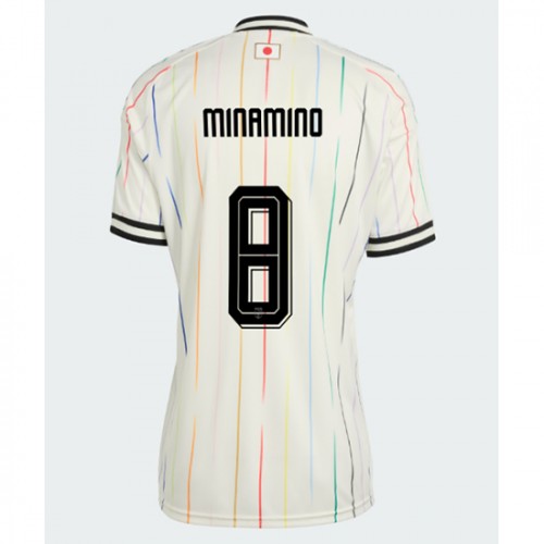 Japan Takumi Minamino #8 Replika Bortatröja Damer VM 2026 Kortärmad